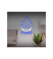 YUMMY Yazılı ve Şekilli Neon Tabela
