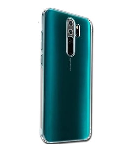Jopus Redmi Note 8 Pro ile Uyumlu Tıpalı Kamera Korumalı Silikon Kılıf Şeffaf