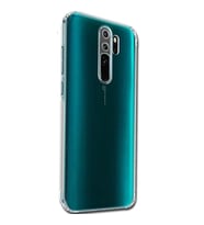 Jopus Redmi Note 8 Pro ile Uyumlu Tıpalı Kamera Korumalı Silikon Kılıf Şeffaf