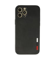 İphone 12 Pro Max Kılıf Loop Deri Silikon - Siyah