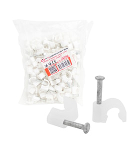 POWERMASTER 2 NUMARA ÇELİK ÇİVİLİ 6 MM KROŞE (100LÜ POŞET)(DATA - ANTEN KABLOLARI İÇİN)