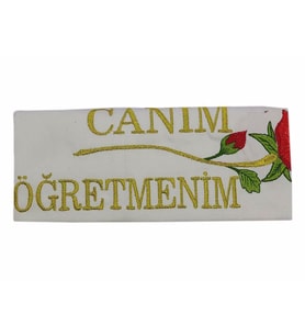 Özpak Canım Öğretmenim Hediyelik Havlu 50x80 cm. Kutulu Hediye Havlu (Boş)
