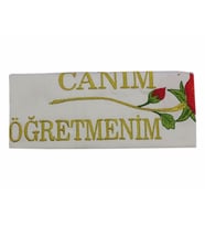 Özpak Canım Öğretmenim Hediyelik Havlu 50x80 cm. Kutulu Hediye Havlu (Boş)