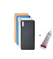 SAMSUNG A70 A705 Arka Batarya Pil Kapağı SİYAH (B7000 15 ML Yapıştırıcı)