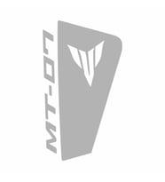 Yamaha Mt07 2014 - 2017 Uyumlu Beyaz Siperlik Sticker Set