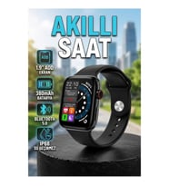 1.9 İnç Akıllı Saat – 380mAh Batarya, Bluetooth 5.0, AOD Ekran ve IP68