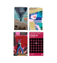 Büyülü Nisan + Balonla Beş Hafta + 1984 + Hayvan Çiftliği- 4 Kitap Set - Iş Bankası Özel Set