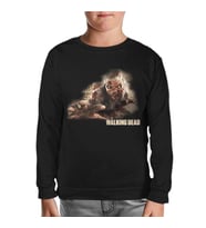The Walking Dead Siyah Çocuk Sweatshirt