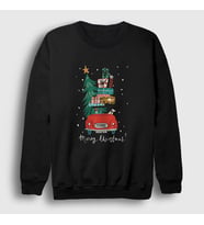 Presmono Unisex Siyah Hediyeler Yılbaşı Sweatshirt 269578tt