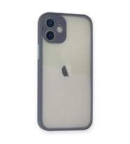 Apple iPhone 11 Pro Max Kılıf Montreal Silikon Kapak - Gri