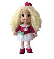 Kıvırcık Şeker Bebek Amigurumi Organik Oyuncak