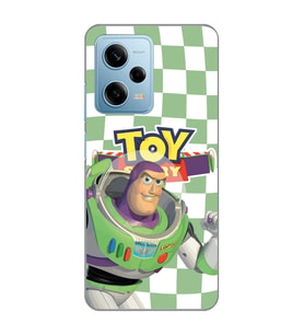Redmi Note 12 Pro 5G Uyumlu Toy Story Buzz Desenli Şeffaf Telefon Kılıfı