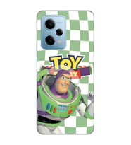 Redmi Note 12 Pro 5G Uyumlu Toy Story Buzz Desenli Şeffaf Telefon Kılıfı