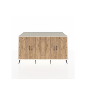 Kronos Konsol 4 Raflı 4 Kapaklı 176x59x99 Aytaşı-Çam/Antrasit