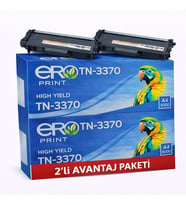 TN-3370 / Brother HL-5450DN Muadil Toner - 2'li Avantaj Paket