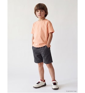 LCW Kids Antrasit Beli Bağlamalı Erkek Çocuk Şort