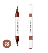 RİCH 17889-38 ART-X ÇİFT TARAFLI DUO AKRİLİK MARKER KAHVERENGİ