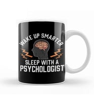 Funny Wake Up Smarter Sleep With a Psychologist Kupa Bardak Porselen