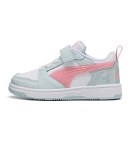 Puma Rebound V6 Lo Space Belle Ac+Ps Çocuk Spor Ayakkabı BEYAZ YEŞİL