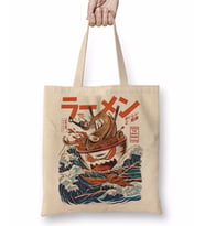 The Great Ramen off Kanagawa Bez Çanta Uzun Saplı