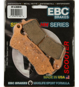 Ebc Sfa388Hh 2007-2014 Honda SH 300 Uyumlu Ön Fren Balatası Sinterli Balata