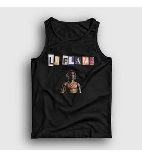 Presmono Unisex Siyah La Flame Astroworld Travis Scott Atlet 42747tt