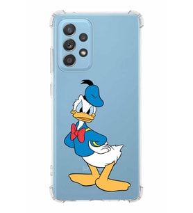 Samsung Galaxy A52s  Köşe Korumalı Antişok Kapak Donald Duck Tasarımlı Şeffaf  Kılıf