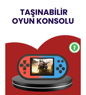 520 Oyunlu El Oyun Konsolu Tv Bağlantılı Hd Lcd Ekranlı