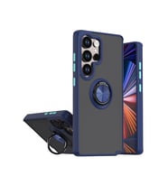 Galaxy S26 Ultra Montreal Yüzüklü Silikon Kapak - Lacivert
