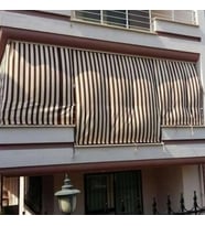 balkon perdesi  200 lü (Kahverengi)
