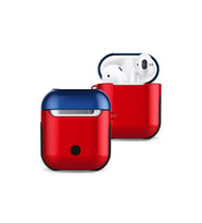 Newface Apple Airpods 2 (2.nesil) 3in1 Kılıf - Kırmızı-Lacivert