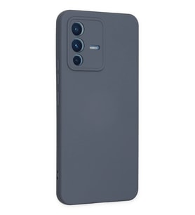 Pilelistore   Vivo V23 5G Kılıf Nano içi Kadife Silikon - Gri