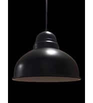 MYLİGHTS RETRO METAL SARKIT AVİZE SİYAH İÇİ BEYAZ