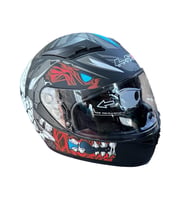 LS5 Fullface Güneş Vizörlü Kask MatBlue Large (L)