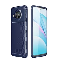 Xiaomi Redmi Note 9 Pro 5G Kılıf Esnek Soft Karbon Tasarım Legion Serisi (Lacivert)