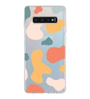 Samsung Galaxy S10 Plus Kapak Grunge Tasarımlı Şeffaf Silikon Kılıf