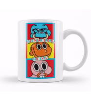 Gumball Darwin Anais No Evil 02 Kupa Bardak Porselen