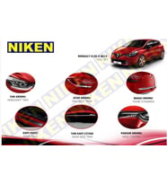 Renault Clio 4 Full Krom Seti Komple Nikelaj Kaplama