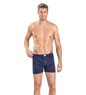 Jiber Erkek Baskılı Karışık Renk Boxer 130 - 6 Adet