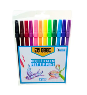 MY DİDO 12 RENK KEÇELİ KALEM