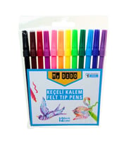 MY DİDO 12 RENK KEÇELİ KALEM