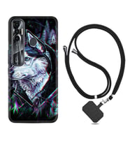 Tecno Spark 6 6 Go 8C 8 Pro 7 7 Pro Kılıf Boyun Askılı Silikon Dog Eyes 1761