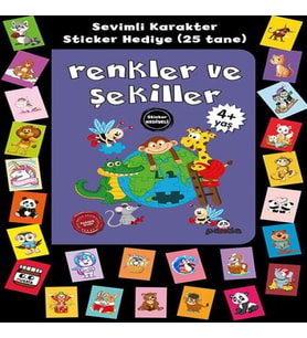 lı 4+ Yaş Renkler ve Şekiller