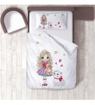 Çocuk Odası Dijital Baskılı 160x220cm Tek Kişilik Nevresim Takımı Model 00154