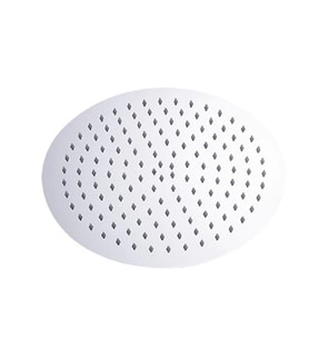 T-MAY Banyo Sardes Oval İnce Tepe Duş Seti Başlığı 25x25 Paslanmaz Metal