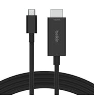 Belkin Usb-C - Hdmi 2.1 Kablo, 60 Hz'De 8K Için 2 M Kablo, 144 Hz'De 4K, Hdr, Hbr3, Dsc, Hdcp 2.2, M