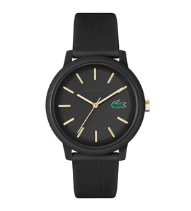LACOSTE LAC2011233 SİYAH SİLİKON KORDON UNISEX KOL SAATİ