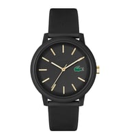 LACOSTE LAC2011233 SİYAH SİLİKON KORDON UNISEX KOL SAATİ