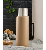 Cooker 1,5 Litre Kulplu Çelik Termos CKR-2085 Bej