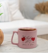 BK Gift Kişiye Özel Sevgili İsimli Pastel Pembe Middle Kupa Bardak, Arkadaşa Hediye, Ev Hediyesi, Doğum Günü Hediyesi, Ofis Hediyesi-6